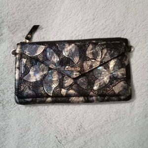 Lodis / RFID Women’s Wristlet Wallet Pocketbook Colorful Butterfly